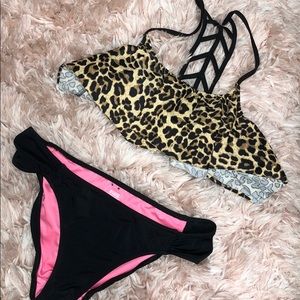 Leopard bikini set